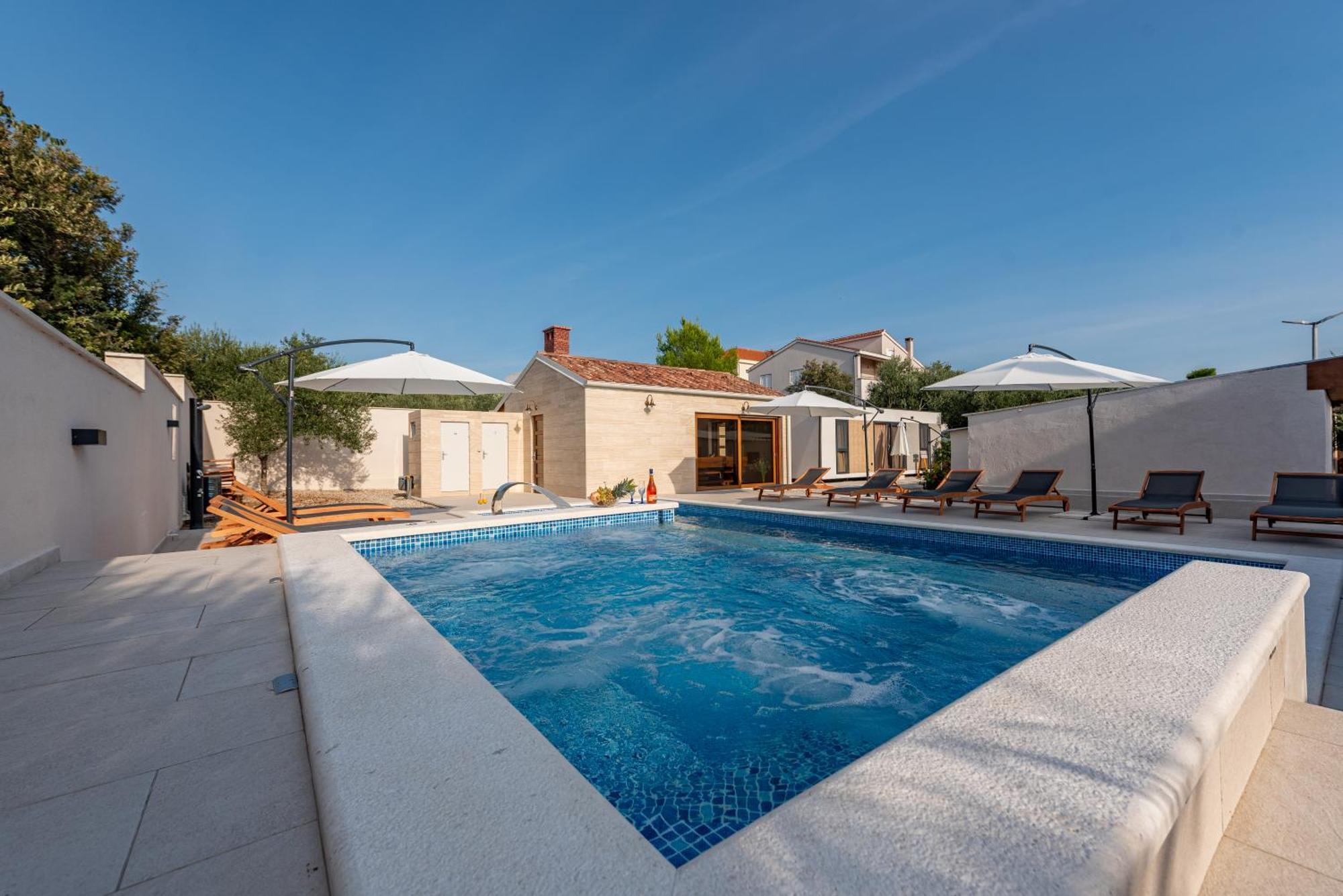 Camp Mrkva Mobile Homes With Pool Sukošan 外观 照片